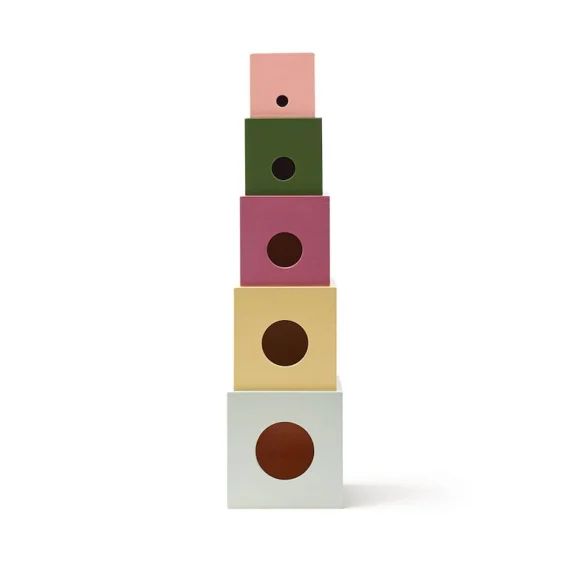 Cubes Bois 5 Pcs Edvin Multicolore