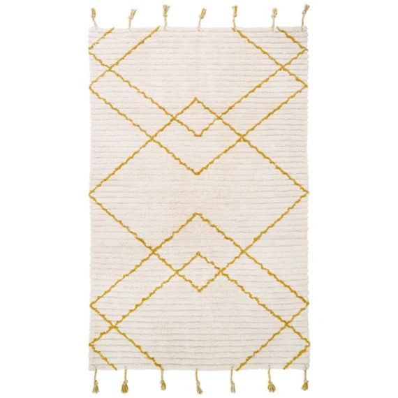 Tapis Enfant Style Berbère Viktor Lemon – Nattiot Beige