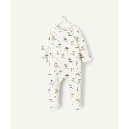 Dors bien en fibres recyclées et imprimé avec animaux –  – Soldes