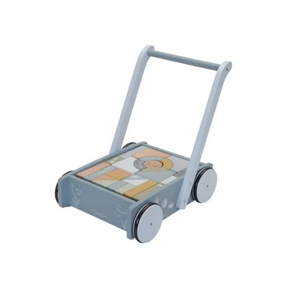 Chariot de marche avec blocs de construction Ocean