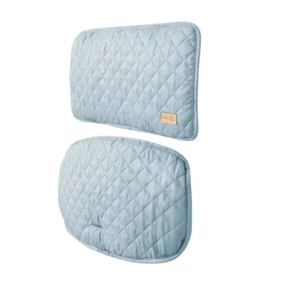 ROBA Coussin de Chaise Haute en 2 Pièces – roba Style – Hydrofuge – Convient à la Chaise Haute Évolutive Sit Up – Bleu Clair bleu