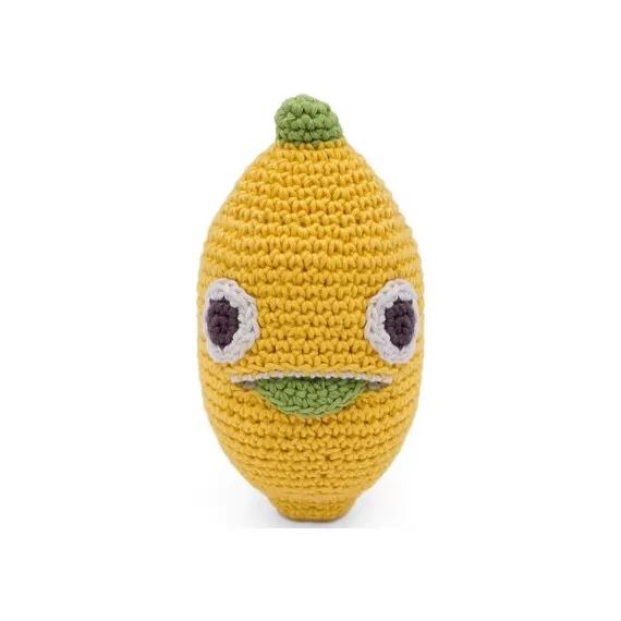 Hochet Léon le citron (14 cm)
