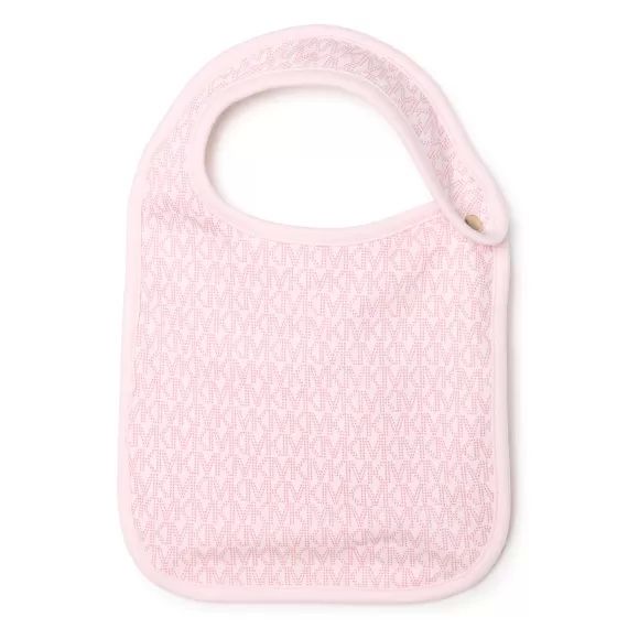 Lot de deux bavoirs à pression UNISEXE Rose