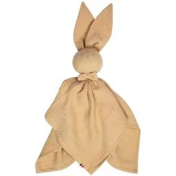 Sevira Kids – Doudou plat Lapin personnalisable Jeanne – Biscuit TU marron