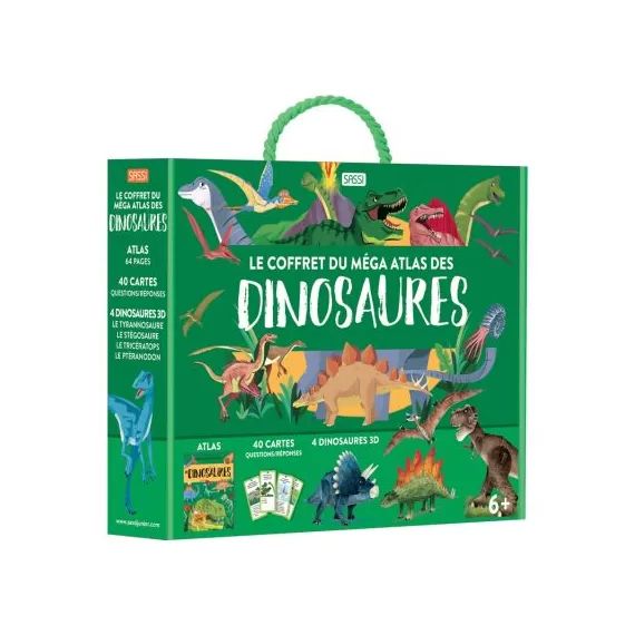 Le coffret du méga atlas des dinosaures