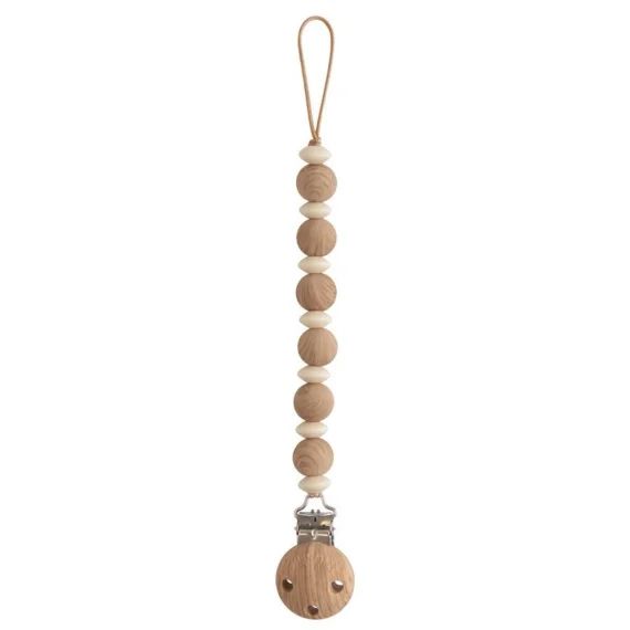 Attache Sucette En Silicone Wood