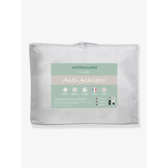 Couette tempérée microfibre anti-acariens GREENCARE® blanc