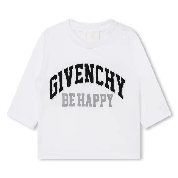 T-shirt à manches longues Garçon Blanc
