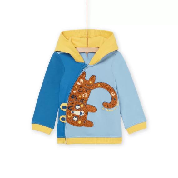 Gilet À Capuche – Bleu