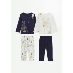 Lot De 2 Pyjamas Bébé Gribouille Bleu