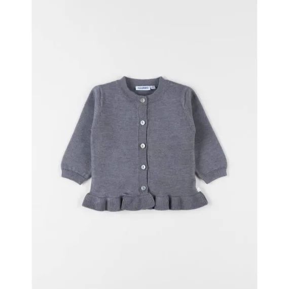 Cardigan En Tricot Gris
