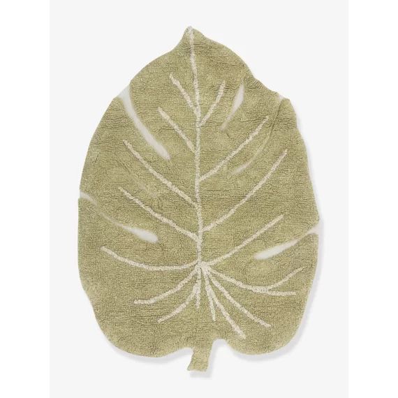 Tapis coton Lavable Mini Monstera – LORENA CANALS vert