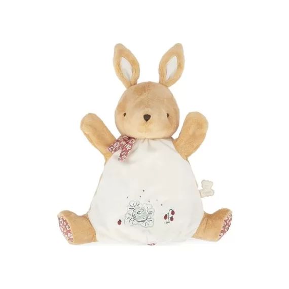 Doudou marionnette lapin (24 cm)