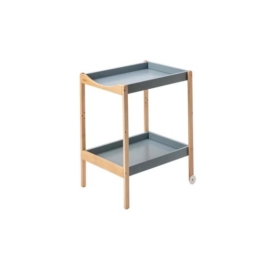 Table À Langer Margot Bois Hybride Bleu Gris