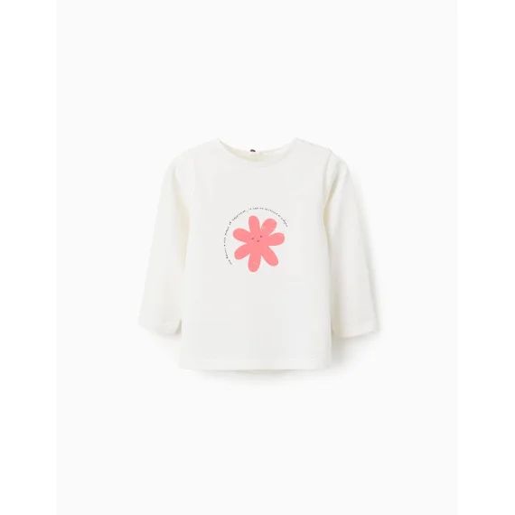 T-shirt À Manches Longues Beige Clair