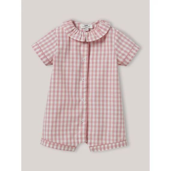 Dors-bien Vichy Bébé Vichy Rose