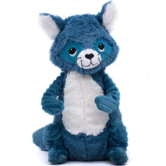 Peluche Les Ptipotos Netoitou le raton laveur bleu (26 cm)