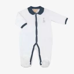 Pyjama bébé – TROIS KILOS SEPT blanc
