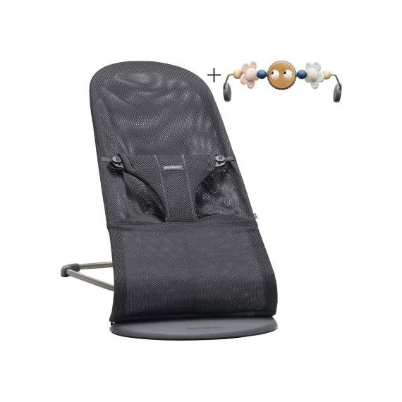 Pack transat Bliss en mesh anthracite + arche de jeux