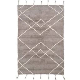 Tapis Enfant Style Berbère Lässa Stone S – Nattiot Gris