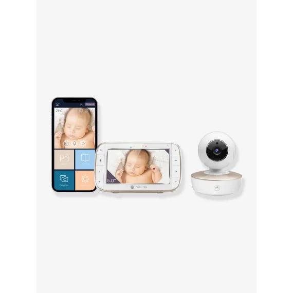 Ecoute-bébé audio/vidéo numérique MOTOROLA VM855 blanc