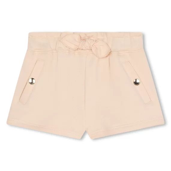 Short en molleton non gratté Fille Beige