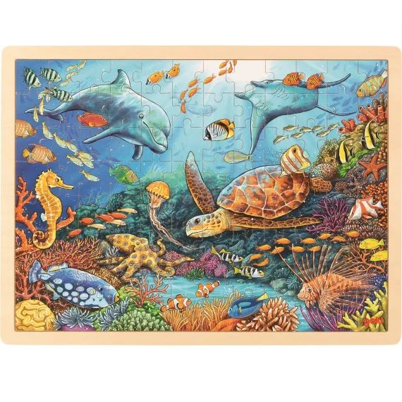 Puzzle Grande Barrière De Corail Bleu