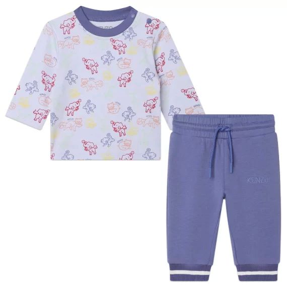 Ensemble t-shirt + pantalon Garçon Bleu