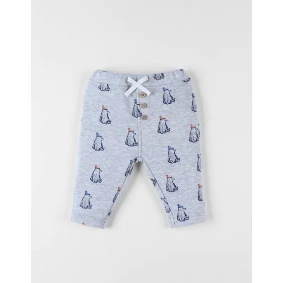 Pantalon Jogging En Sweatoloudoux® Ours Gris