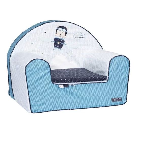 Fauteuil Club New Lazare bleu