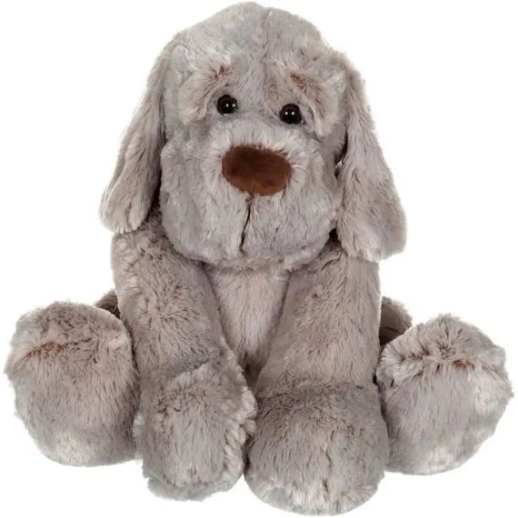 Peluche – Gipsy Toys – Chien flatoutou – Gris – Moelleux et réconfortant gris