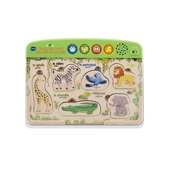 Mon premier puzzle interactif des animaux