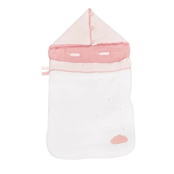 Nid D&rsquo;ange En Coton Blanc/rose