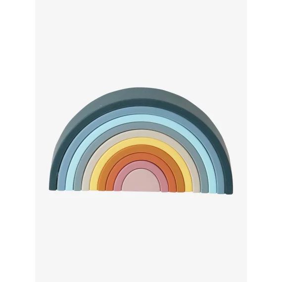 Arc-en-ciel à empiler en silicone multicolor