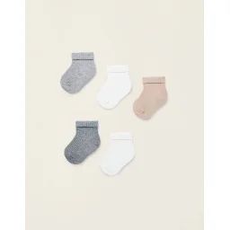 Pack 5 Paires De Chaussettes Côtelées Multicolore