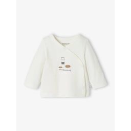 Brassière bébé naissance coton et élasthanne BASICS ivoire