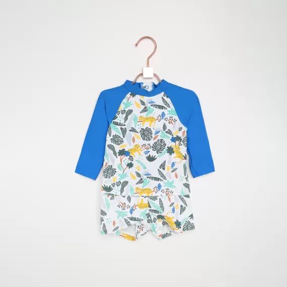 T-shirt de bain anti-UV Garçon Blanc
