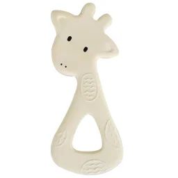 Anneau De Dentition Girafe En Caoutchouc Naturel Blanc