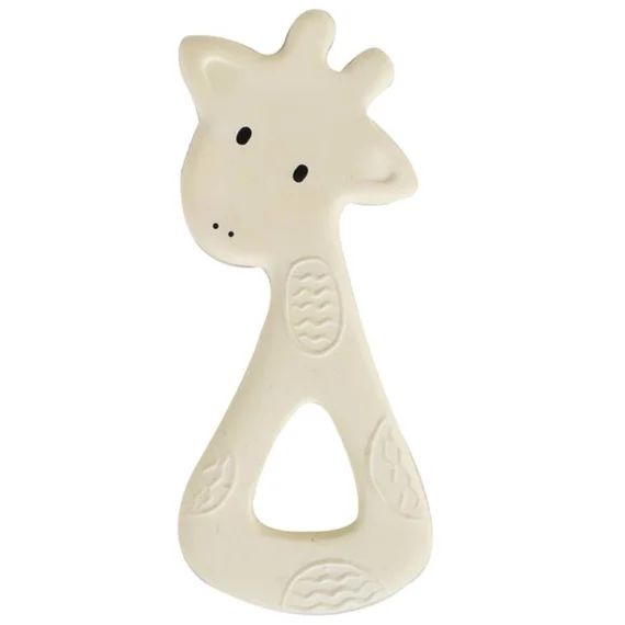 Anneau De Dentition Girafe En Caoutchouc Naturel Blanc
