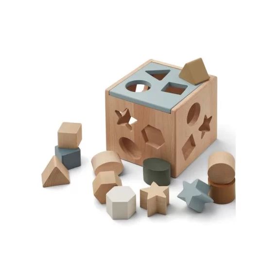 Boîte à formes Mark Geometric Blue fog multi mix