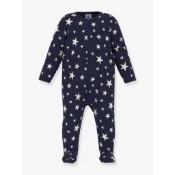 Pyjama bébé étoiles phosphorescentes en molleton PETIT BATEAU bleu