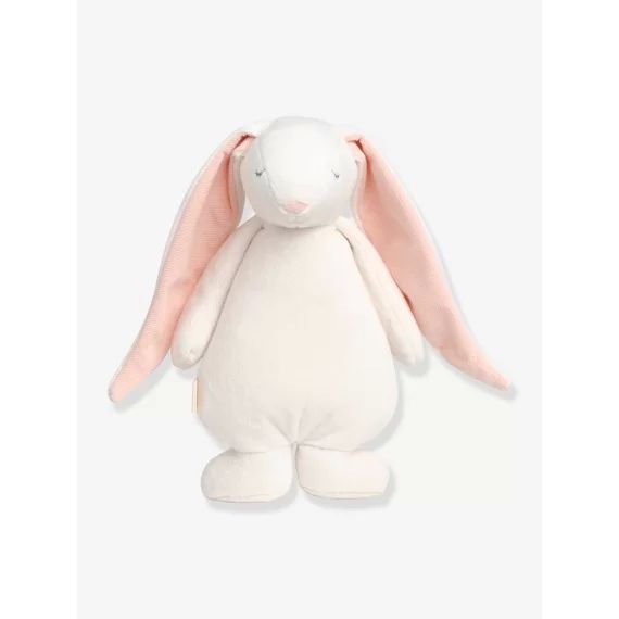 Veilleuse peluche MOONIE Lapin crème/rose
