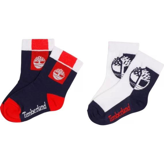 Lot de 2 paires de chaussettes Garçon Bleu
