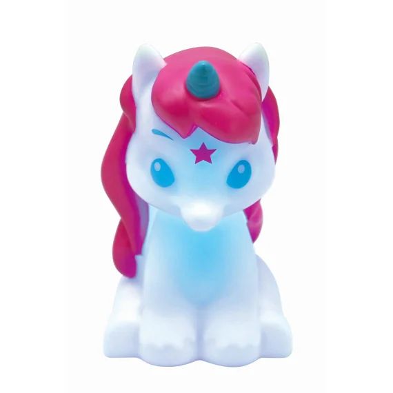 Veilleuse Licorne En 3d Avec Variation De Couleurs Blanc