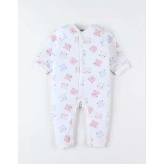 Pyjama sans pied à imprimé Noukie rose