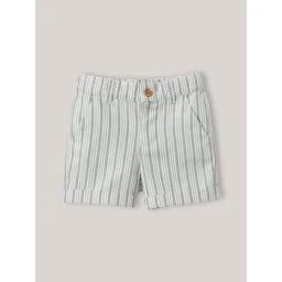 Short Rayé Rayure Vert/bleu
