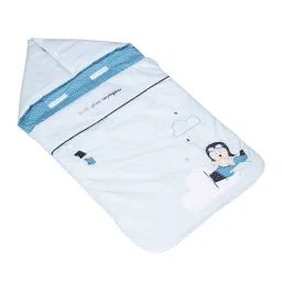 Nid D&rsquo;ange Bébé En Coton Bleu
