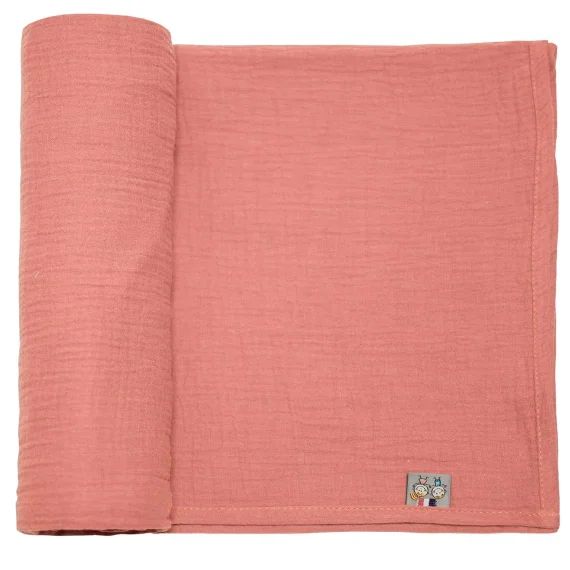 Maxi Lange En Gaze De Coton Jeanne Terracotta