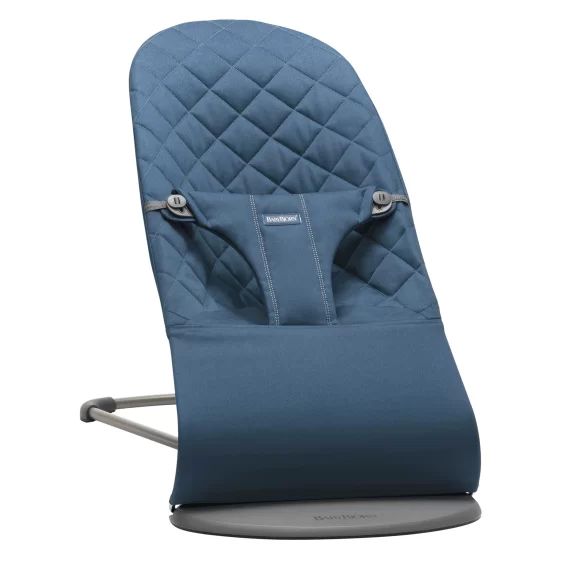 Transat Bliss – Bleu nuit / Coton, matelassage Classique / Gris foncé