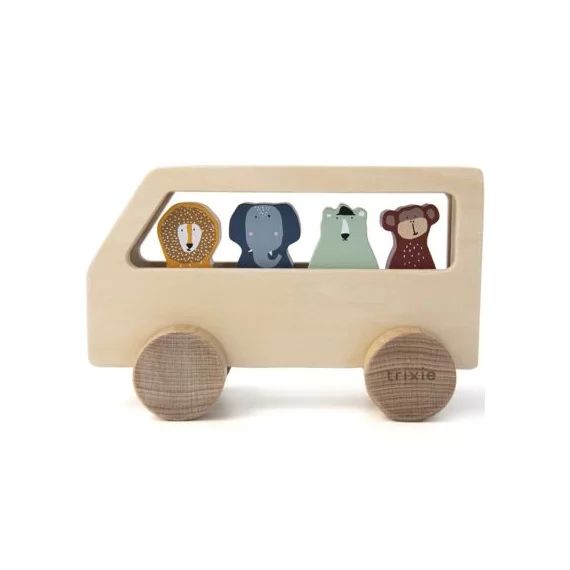 Bus en bois Animaux